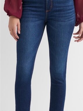 Women's Dark Blue High-Rise Jeans